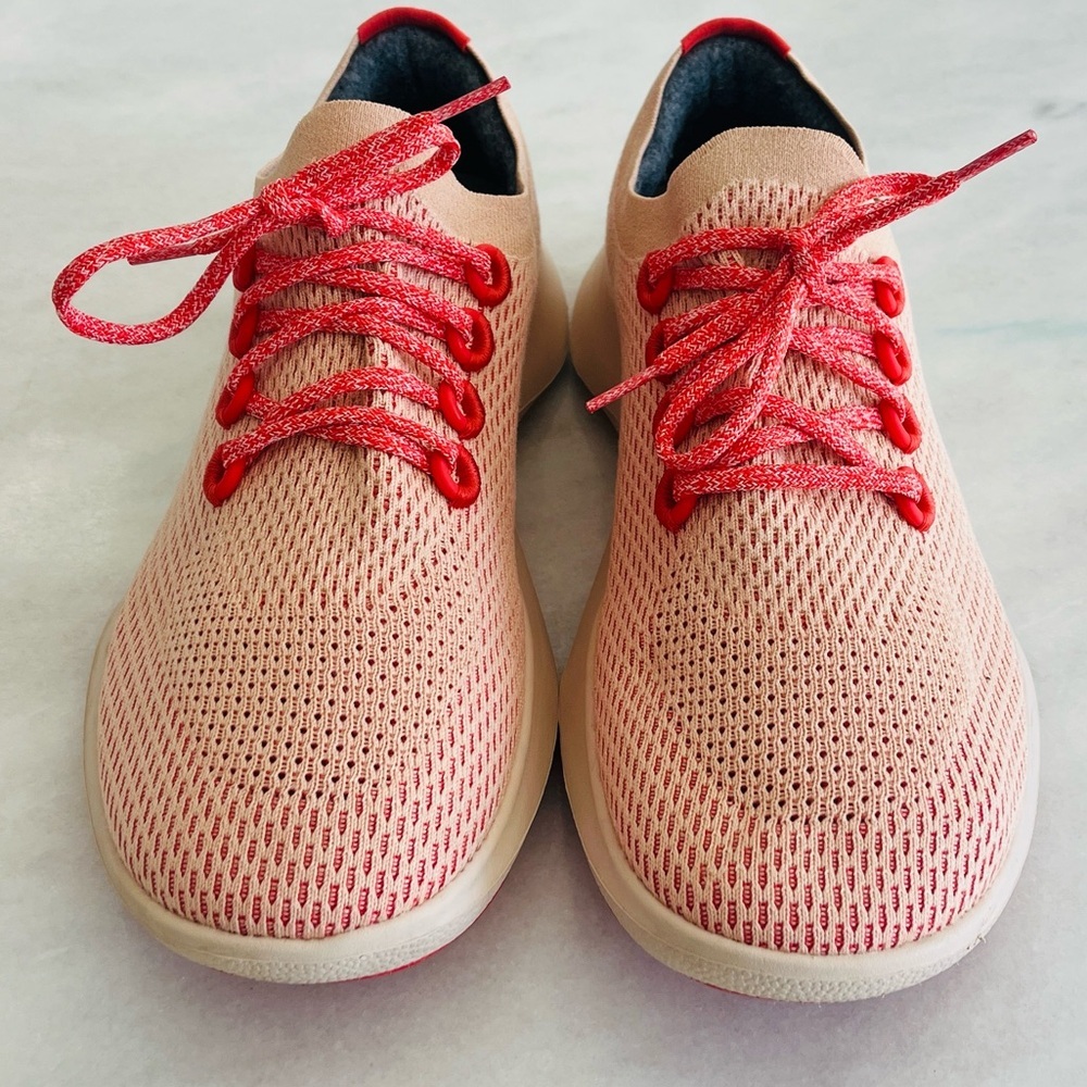 Allbirds Men's Like New Tree Dasher Flame Sneakers Shows Men's 12.5 - Picture 4 of 10